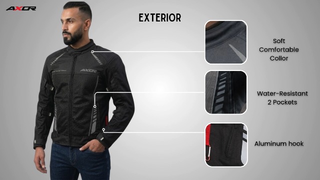 Axor Nimbuz Riding Jacket for Men equipped with Safetech Level 2